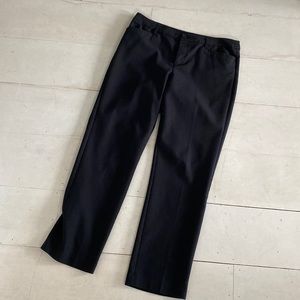 Black dress trousers